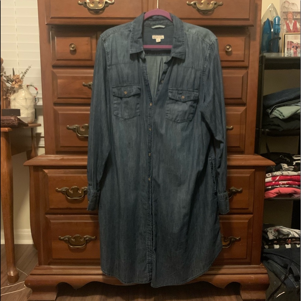Denim duster or dress